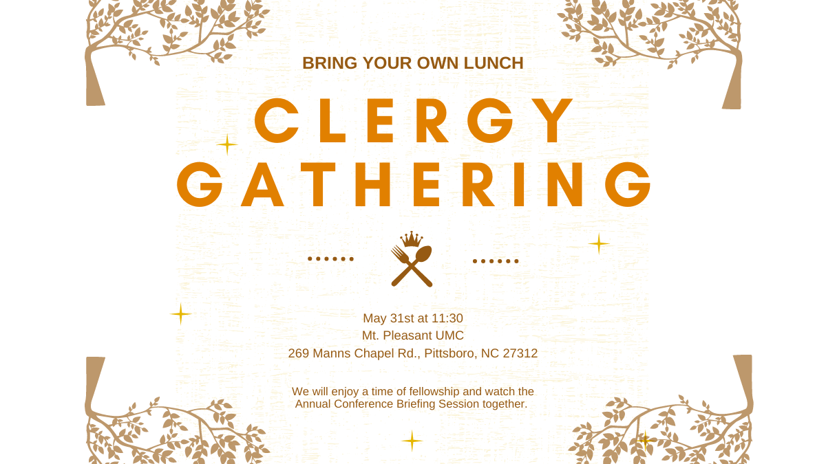 Bring Your Own Lunch Clergy Gathering